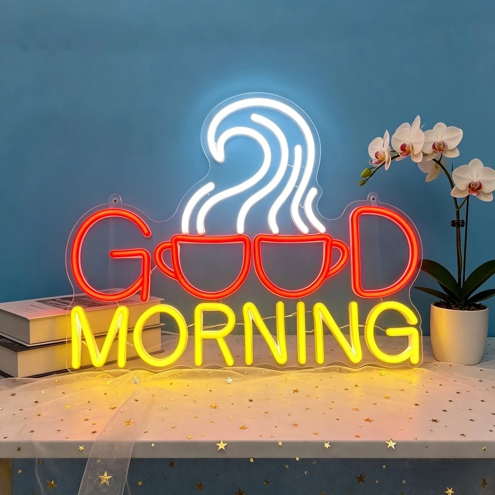 Commercial Kitchen Light - Good Morning Neon Sign LED Light
