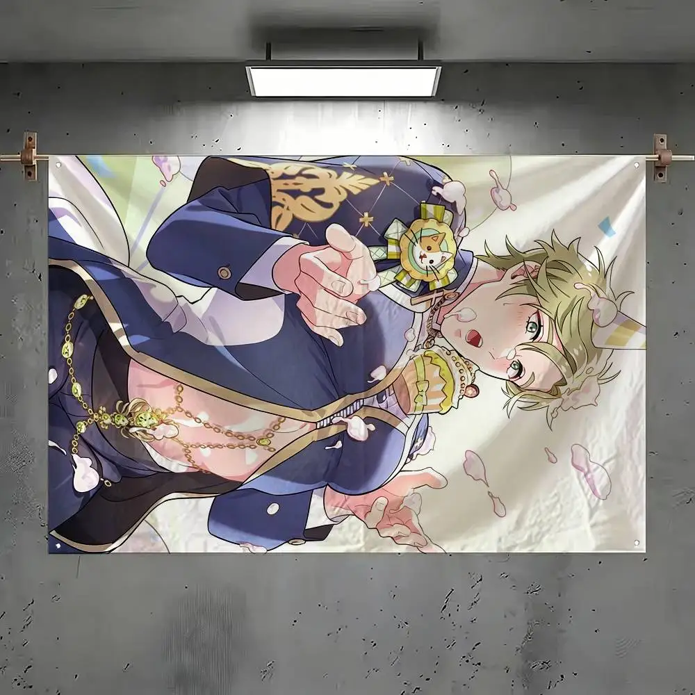 O-Olivine Nu Carnival Flags Wall Hanging Tapestry Outdoor Garage Room Decorative flag Background