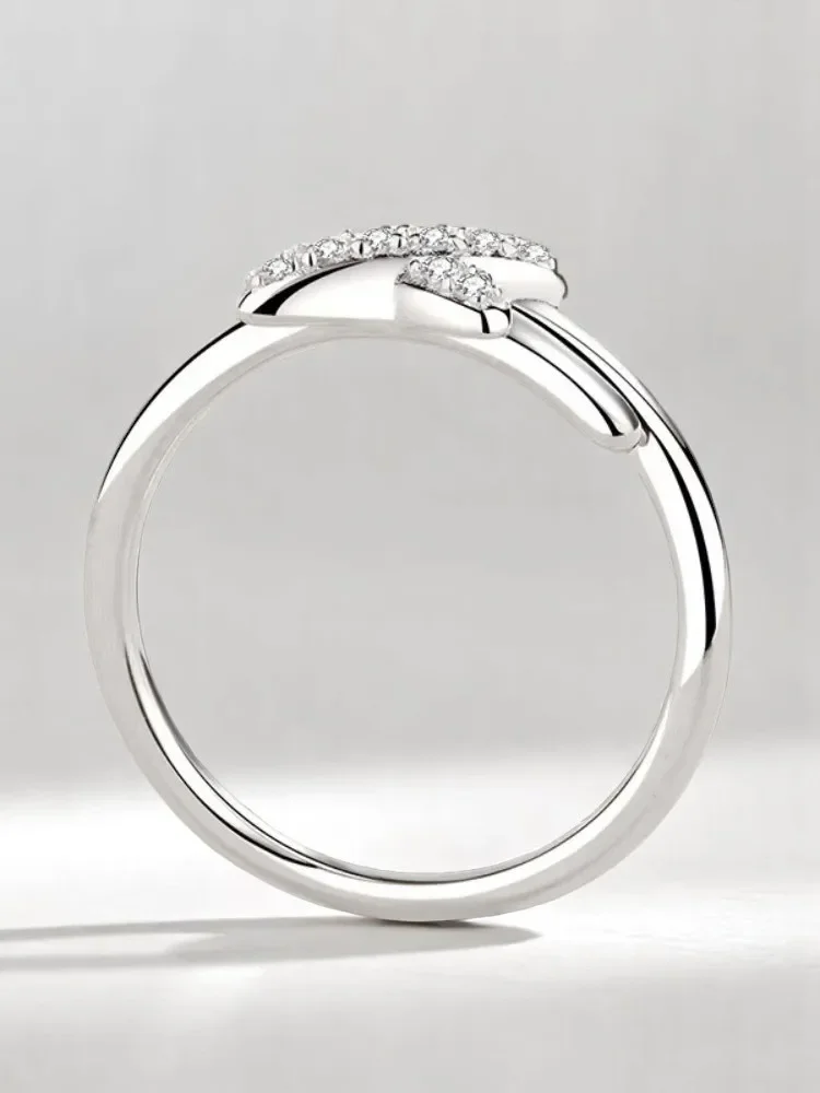 Moissanite Ring 925 Sterling Silver D Color VVS1 Diamond Luxury for Women Fancy Wedding Fashion Rings Jewelry