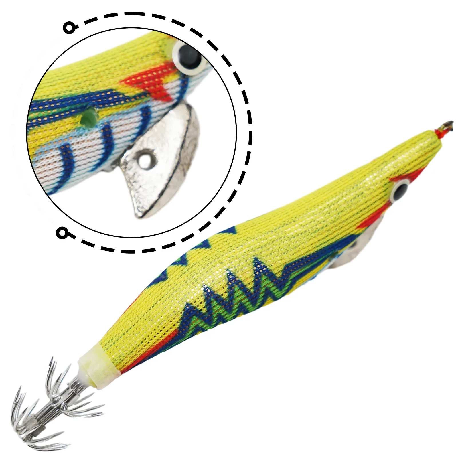 

Luminous Squid Jigs Hook Octopus Tackle Bait 2 5, 10 5cm12 2g, Durable And Practical For Fishing Lovers, Mixed Colors