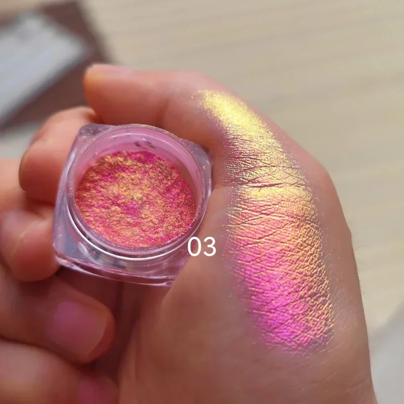 Colored Shiny Eyeshadow Shifting Pigments Eyeshadow Powder Duochrome Glitter Shadow 0.2g Makeup Accessories