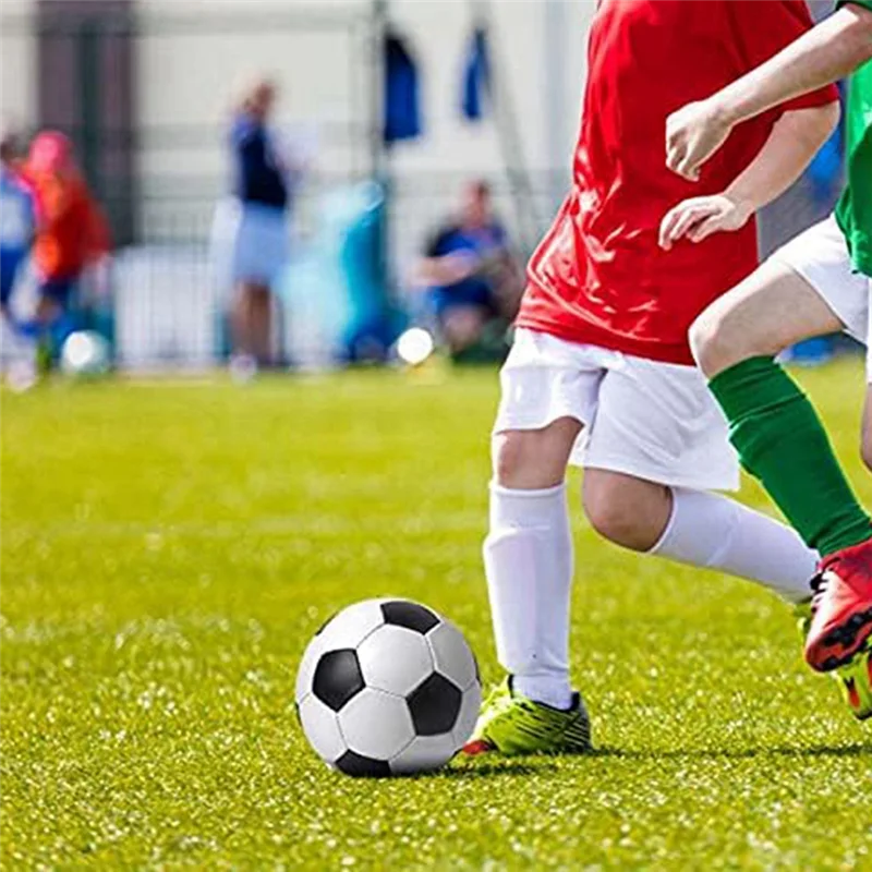 Juego de balones de fútbol clásicos de tamaño 5 A29Z: incluye tamaños 5 con aguja de bomba, perfecto para entrenamiento, juegos de liga y regalo