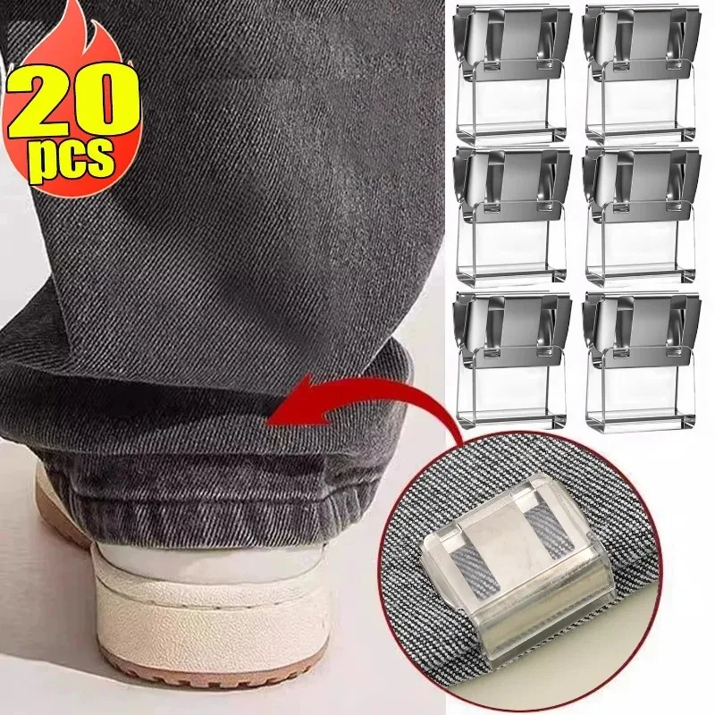 1-20Pcs Invisible Pants Clips No-stitch Pants Pin Retractable Button Loose Button for Waist for Jeans Perfect Fit Reduce Waist
