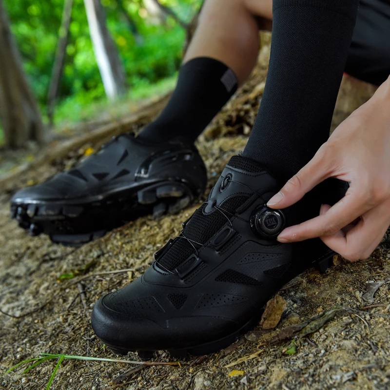 Mtb Bicycle Shoes Men Black T01 Cycling Sneaker Road Route Cleat Dirt Bike Speed Flat Sports Racing Women Spd Pedal Footwear