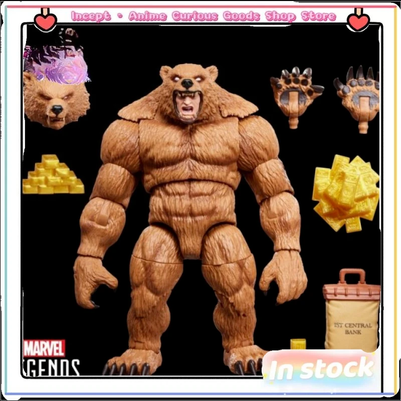 

In Stock Hasbro Marvel X-Men Hulk Hulk Avengers Ursa Major Grizzly Man 6-inch Action Figure Collection Gift Luxury Set