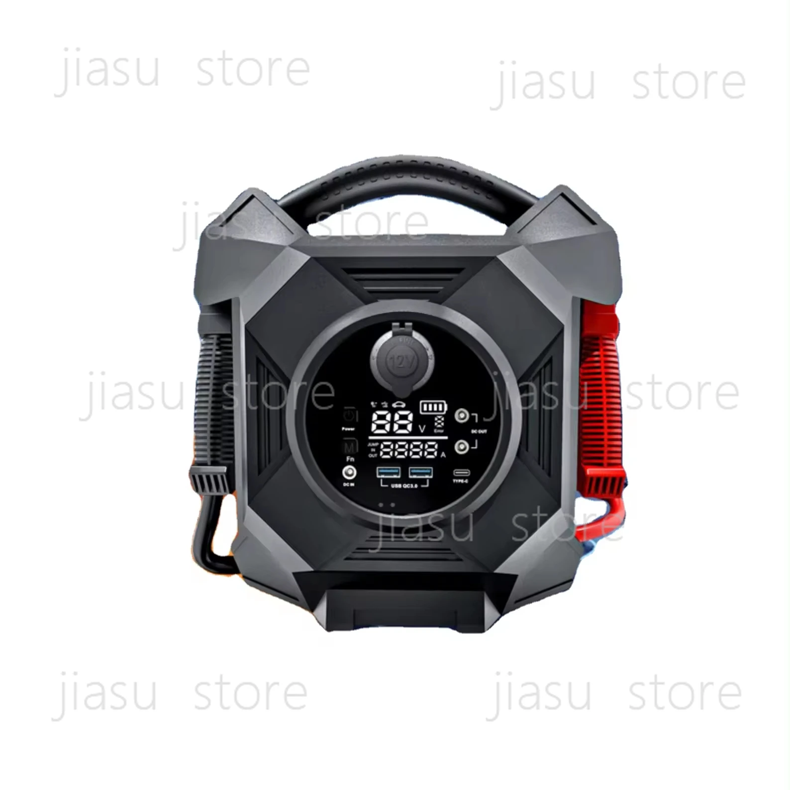 

12/24V 6000A Jump Starter HF797, 64000mAh High Power Portable Battery Booster with LED Power Bank