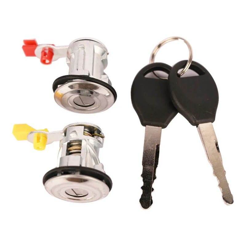 Cilindro de cerradura de puerta izquierda y derecha con llave para Nissan Altima Frontier Pathfinder Xterra 2000-2003 H06003J185 H06003J125