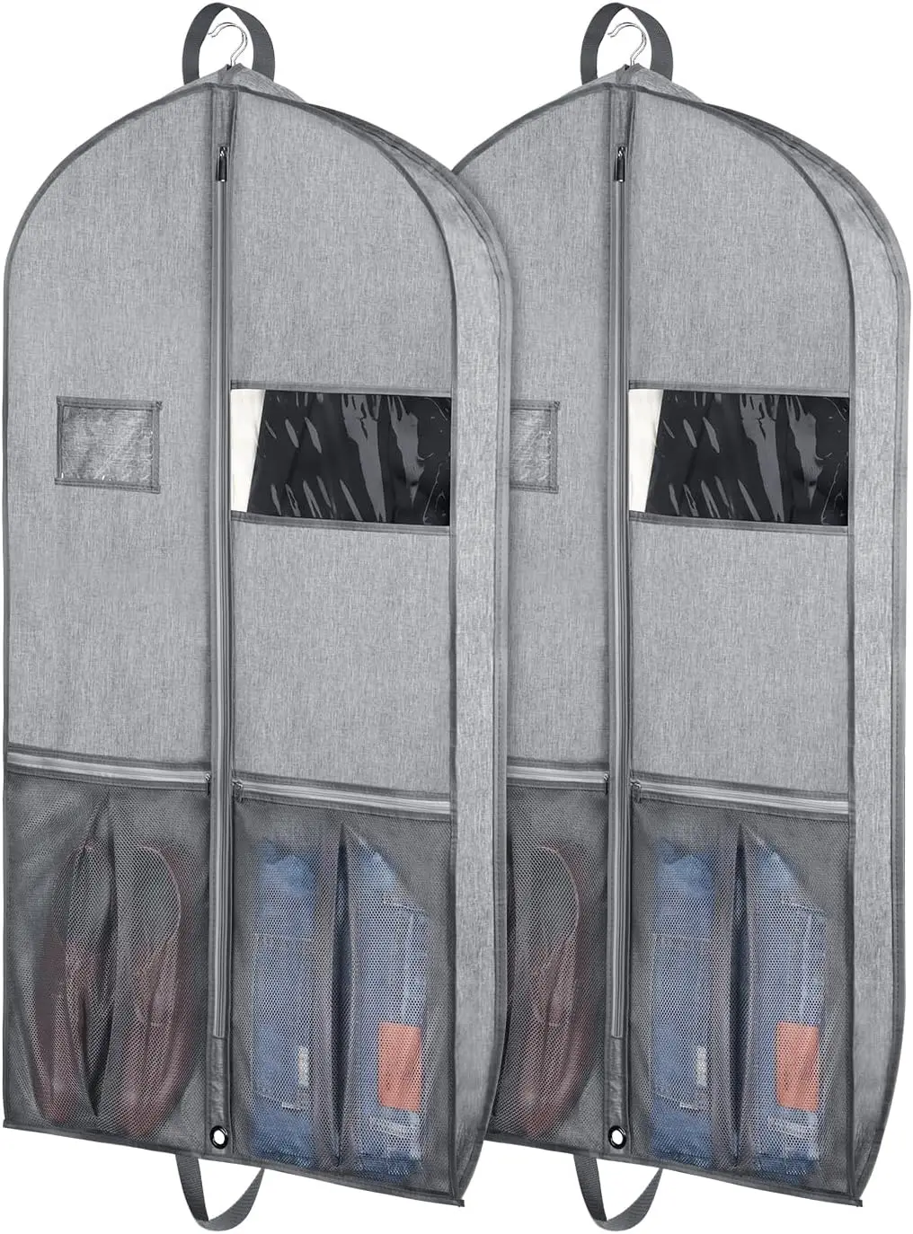 

Heavy Duty Garment Bags for Travel 43”Suit Bags for Hanging Clothes Waterproof Gusseted Suit Cover Bags for Closet Stor