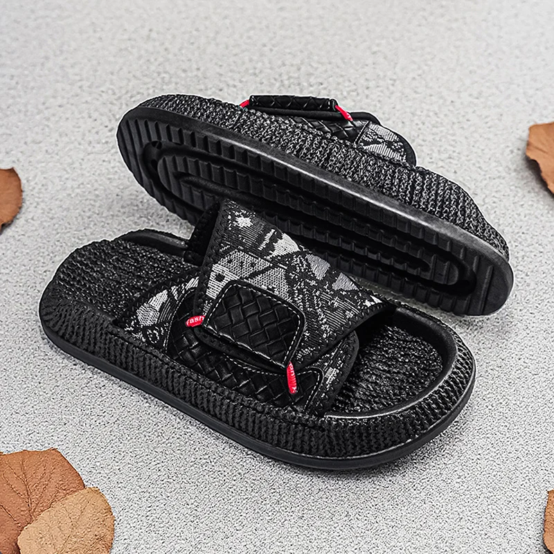 

Men's Fashionable Summer Slippers, Non-slip, Soft Insole, Breathable and Wear-resistant, Casual Sandals for Beach and Sports