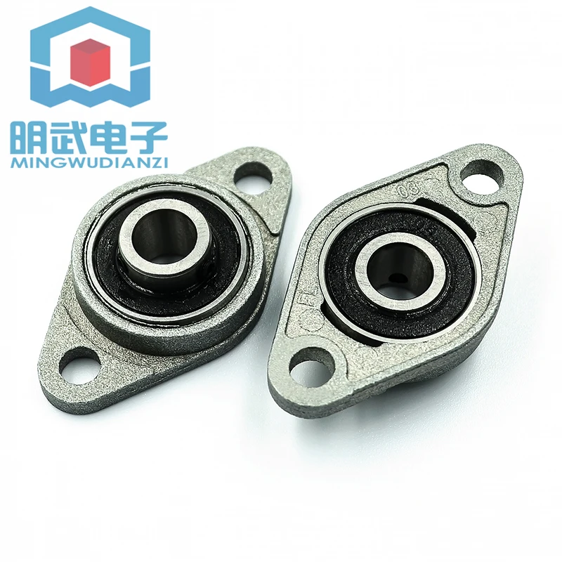 KFL-08 Bearing Seat With Seat Bearing Zinc Alloy Miniature Seated Bearing for 3D Printer Special Diamond