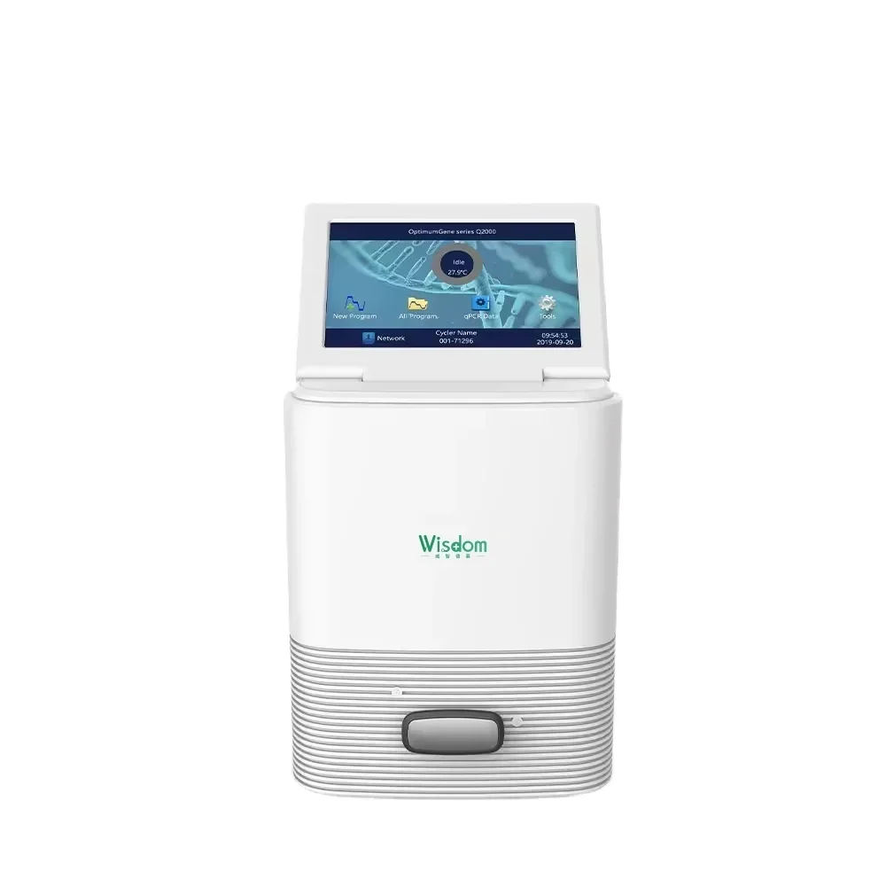 Q2000 سلسلة القنوات الحقيقية المعدات الطبية مختبر نظام Pcr اختبار سريع في الوقت الحقيقي PCR الرقمي