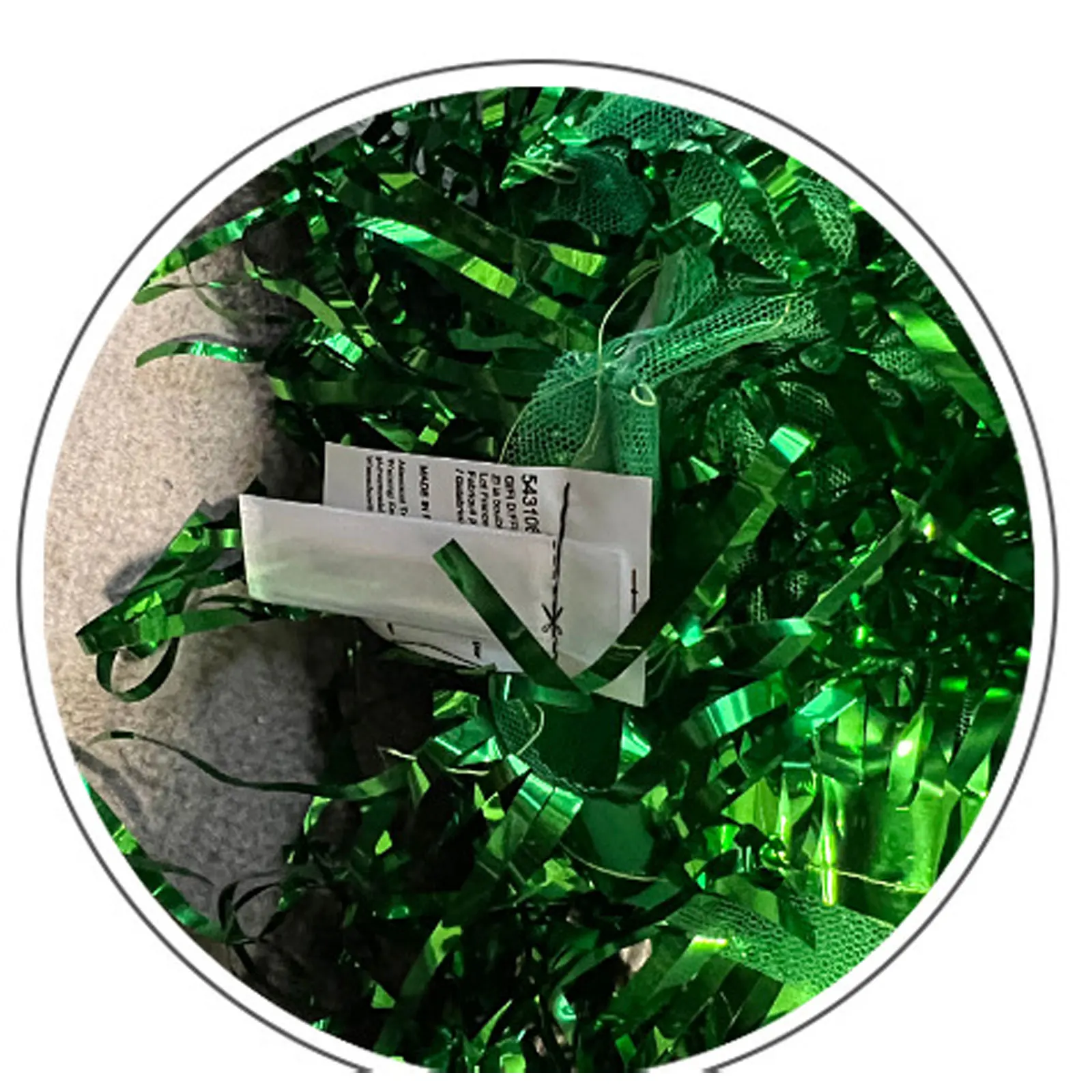 6 قطع بهرج الباروكات فستان بتصميم حالم لامعة شعر مستعار للحفلات الكبار لمعان معدني تأثيري لوازم لحفلات أداء المرحلة