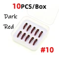 rojo oscuro talla 10