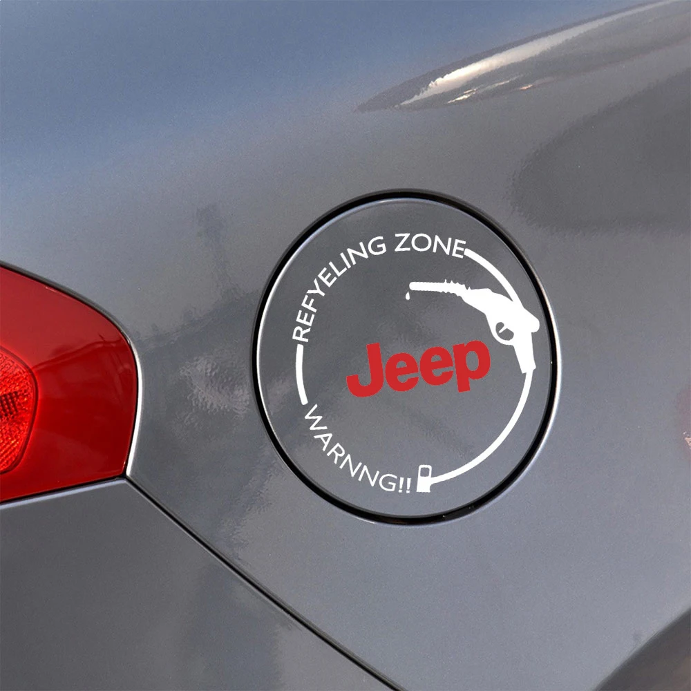 

Car Fuel Tank Cap Emblem Stickers Body Trunk Badge Motorcycle Decal For JEEP Wrangler Cherokee Renegade JK Compass Accessories
