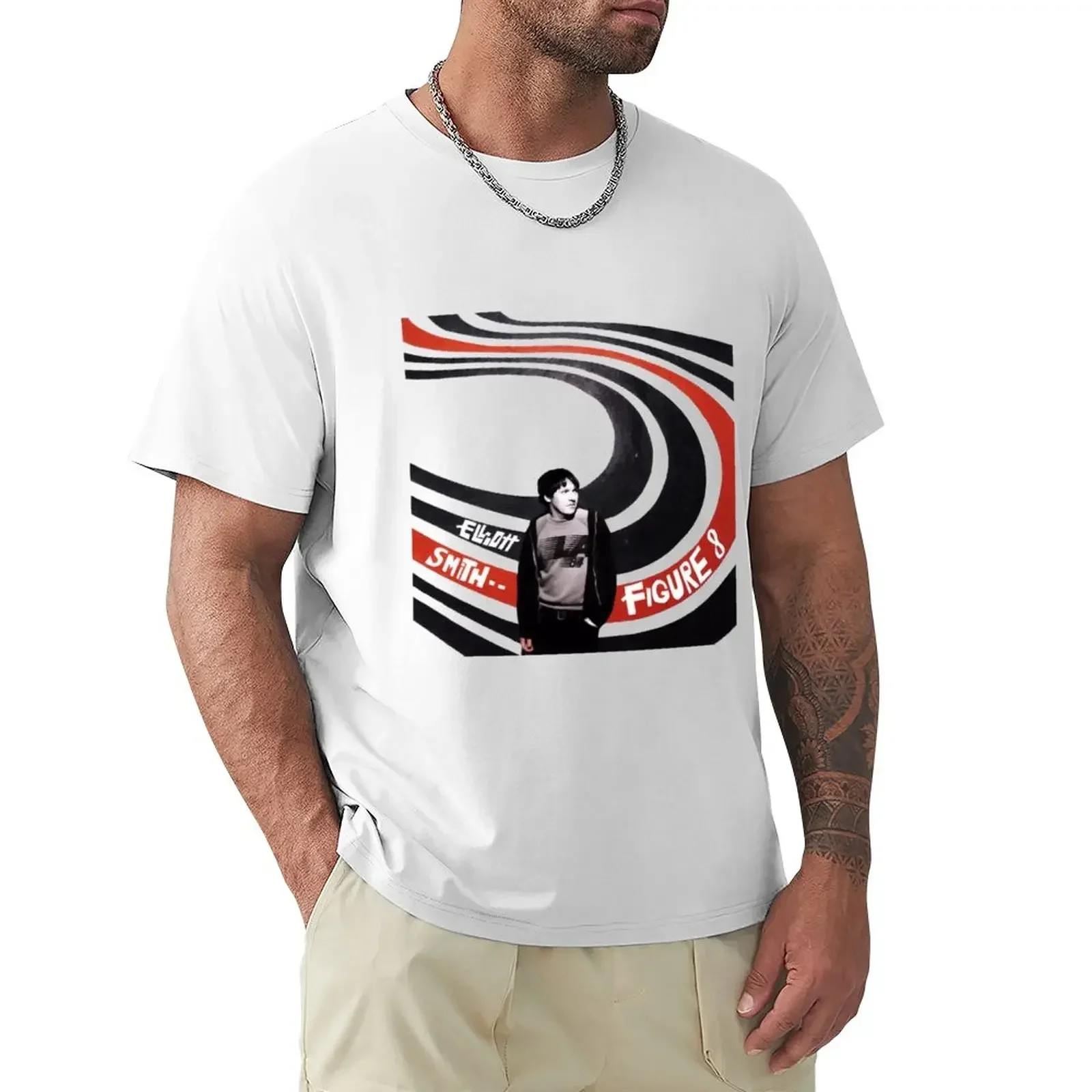 Elliott Smith Figure 8 T-Shirt vintage graphic tee man t shirt summer tops designer t shirt men