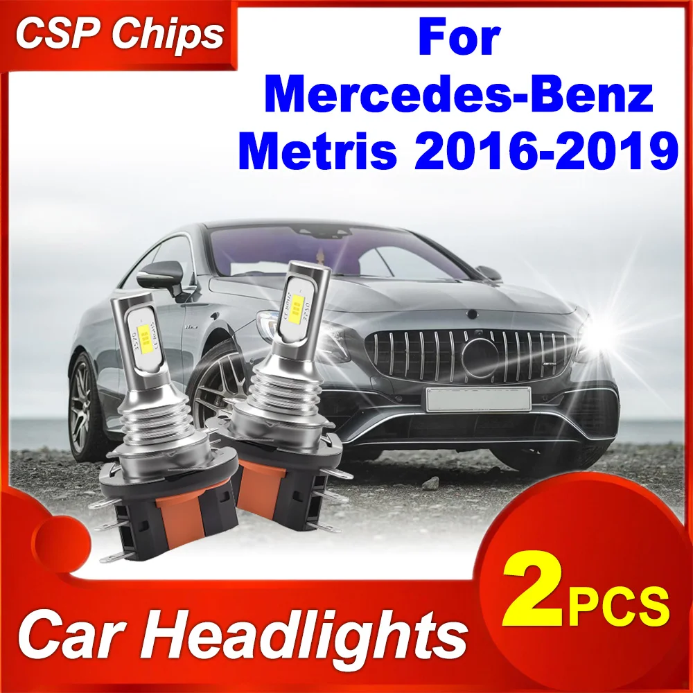 

20000LM High Power H15 Car Bulbs 6000K White LED Headlight 3570 CSP Chips 12V 24V For Mercedes-Benz Metris 2016 2017 2018 2019