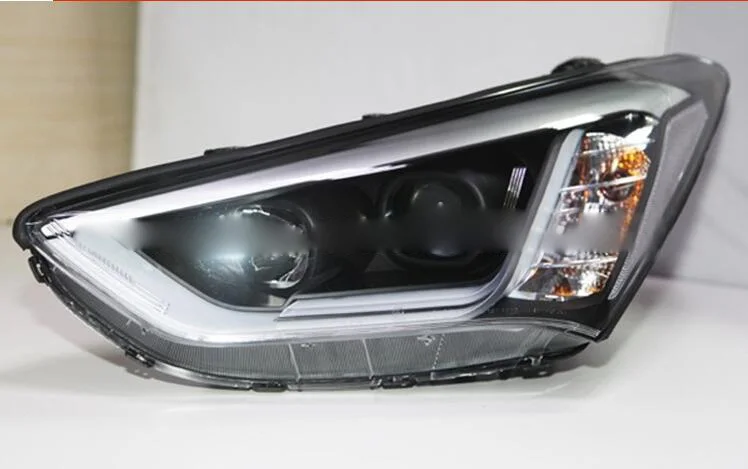 Santa fe ix45 headlight,2013 2014 2015 2016year car accessories bumper lamp for ix45 fog light,Santa fe front light