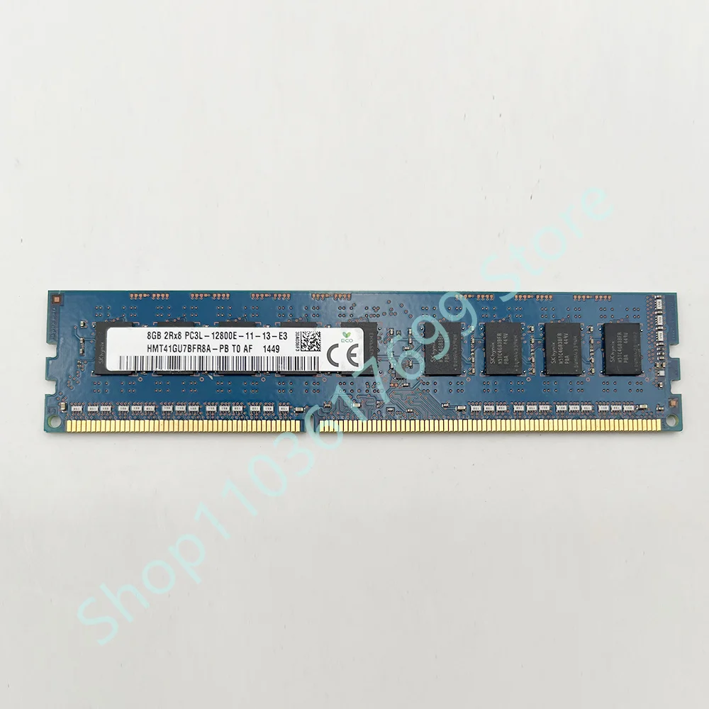 1 PCS For SK Hynix Memory 8GB 2RX8 PC3L-12800E HMT41GU7BFR8A-PB HMT41GU7AFR8A-PB 1600 RAM