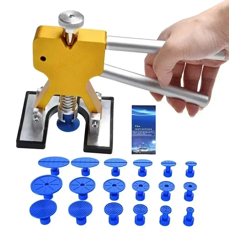 Car Body Sheet Metal Paintless Dent Plastic Puller Kit Multiple Sizes Suction Cup Set PDR Auto Hail Pit Removal Repair Tools