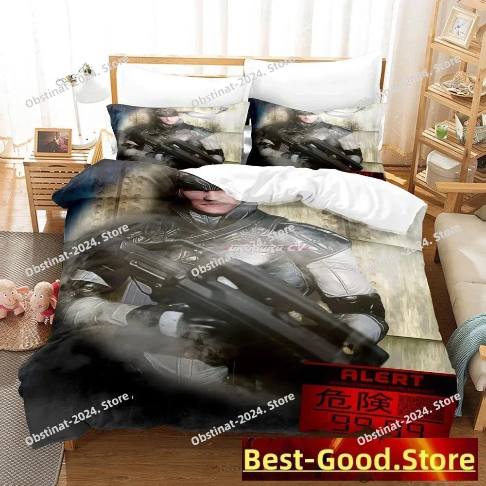 2023 Metal Gear Solid Solid Snake Bedding Set Duvet Cover Full Queen King Size Pillowcase Bed Printed Bed Set Aldult Kid Bedroom