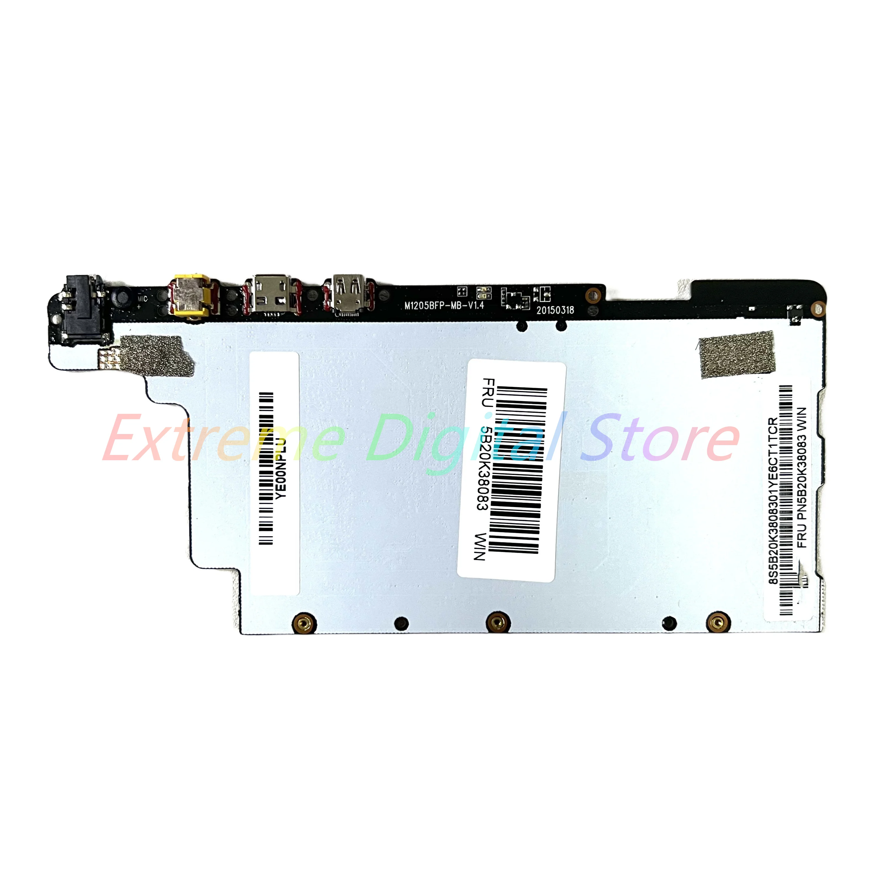 M1205BFP-MB-V1.4 For Lenovo MIIX300-10IBY MIIX 300-10IBY Laptop Motherboard  with Z3735F CPU 2G RAM 32G/64G SSD 100% Tested OK