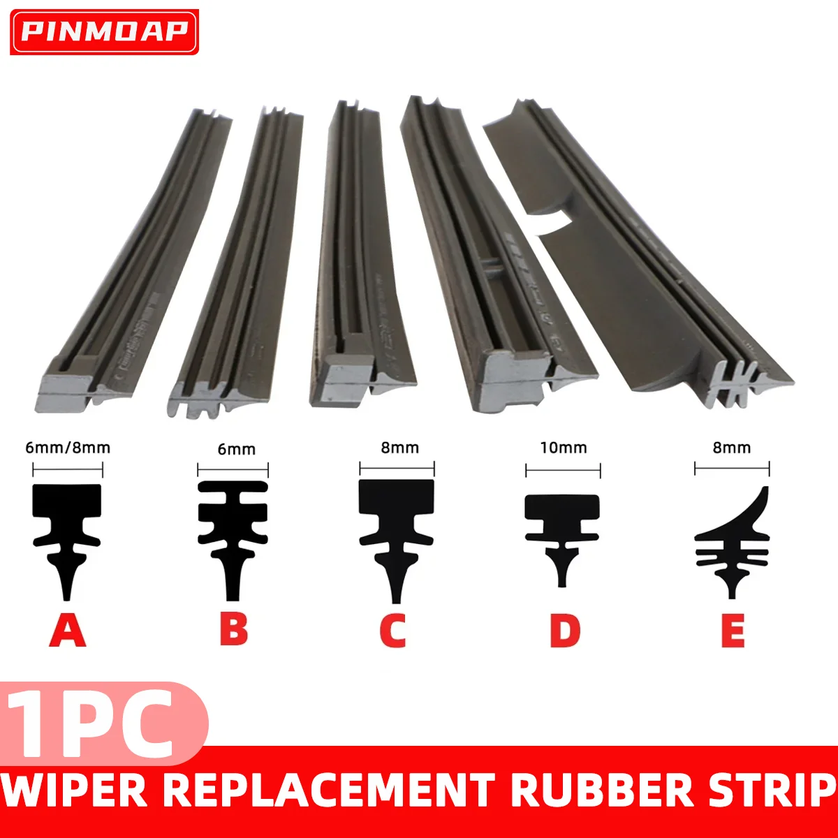 

1pc Car Windshield Wiper Rubber Strip Replacement Parts Multiple Models To Choose From Four Season Wiper Blades Car Accessories