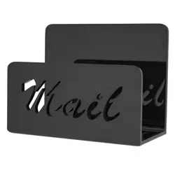 Mail Organizer Acrylic Desk Letter Holder Clear Mail Letter Organizer Desktop File Envelope Storage Rack Acrylic Mail Holder