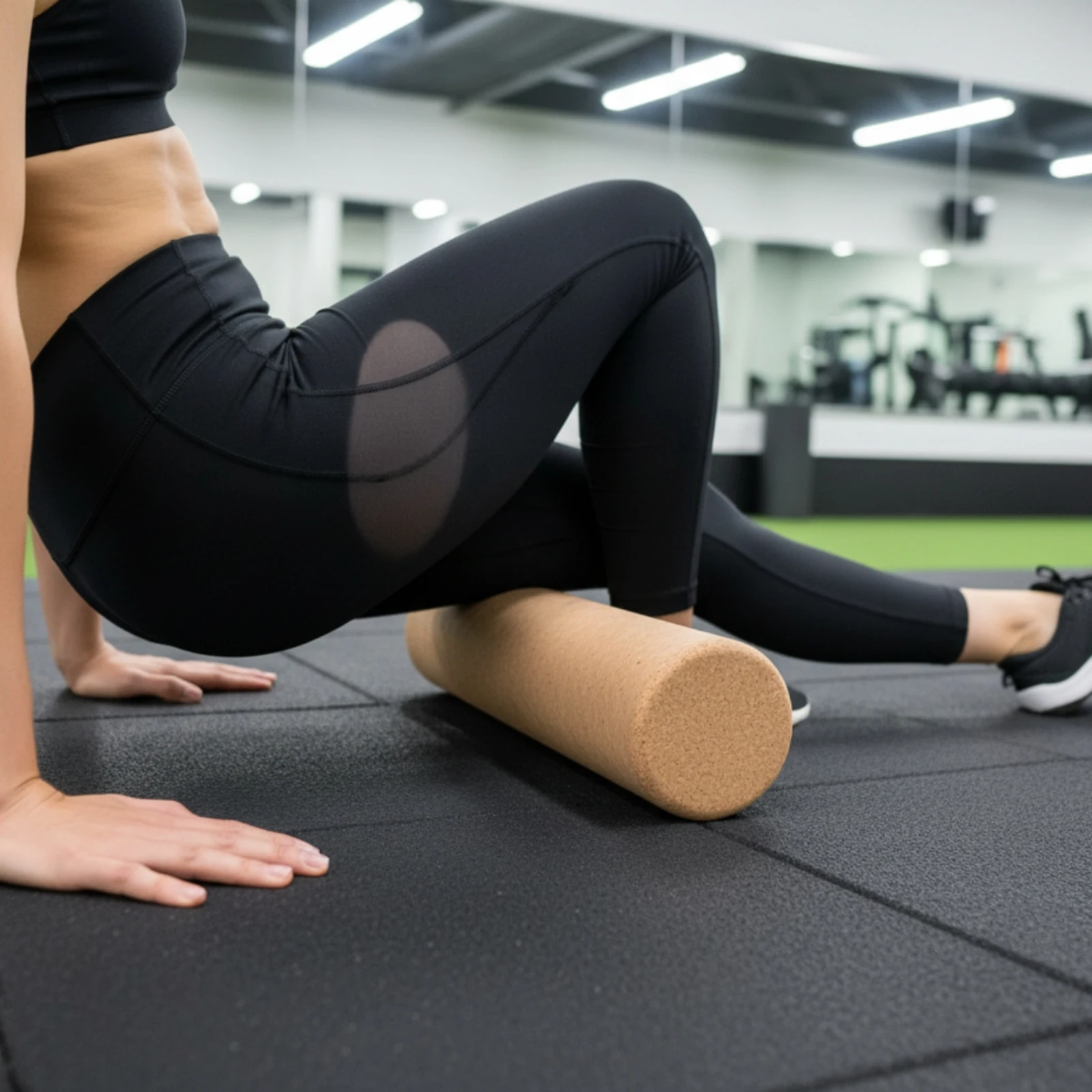 

Cork Mind-Body Roller Textured Cylindrical Cork Roller Fitness Gear Even Solid