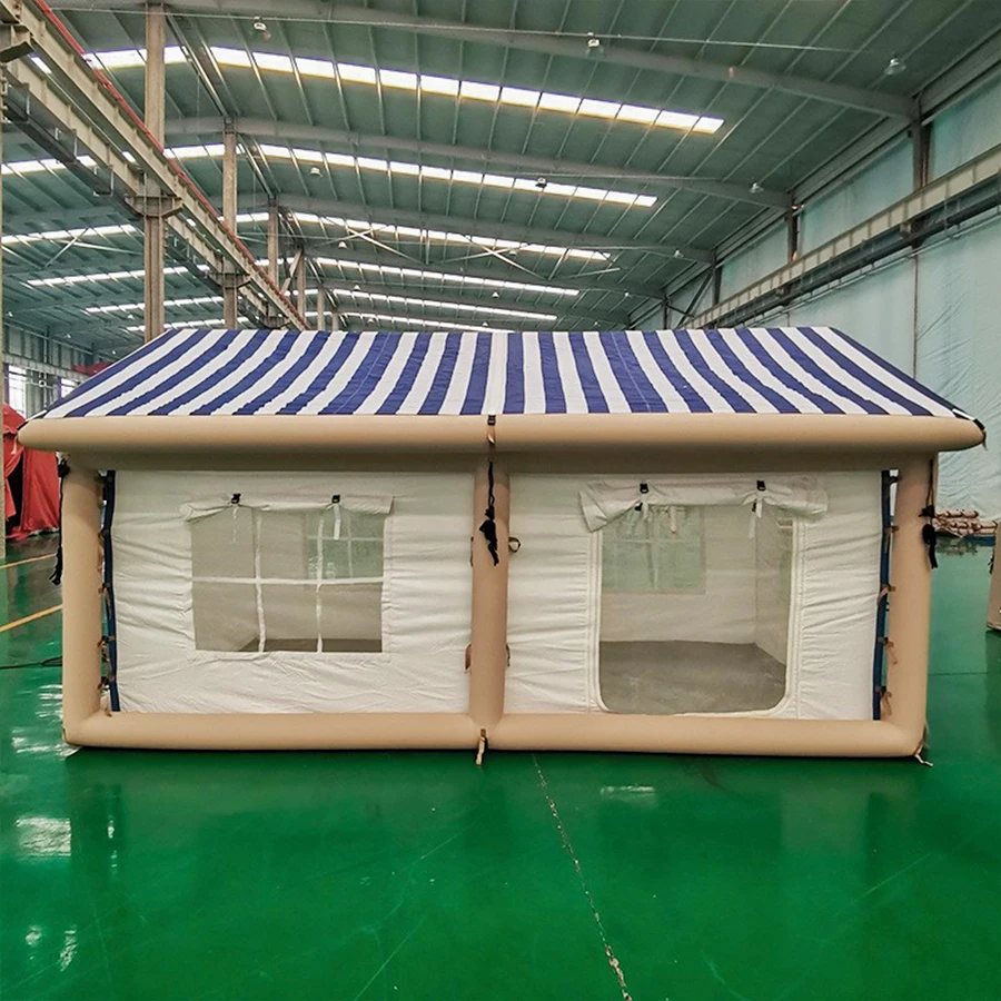 Quickly Opens All Season Outdoor High-quality Camping Tent Customized Large Luxury Family Camping Inflatable Tent