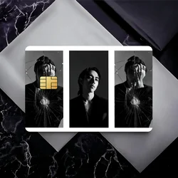 Singer D-DPR Ian Moodswings Bank Credit Cards Bus Pass Stickers Cool Decoration Waterproof 4PCS Card