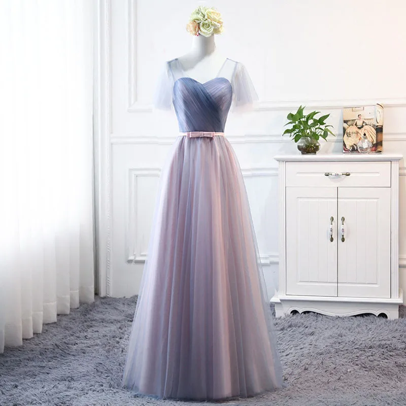 Elegant Chiffon Long Prom Evening Guest Dresses For Women 2024 Summer Sexy Bandage Wedding Fairy Bridesmaid Party Maxi Dress