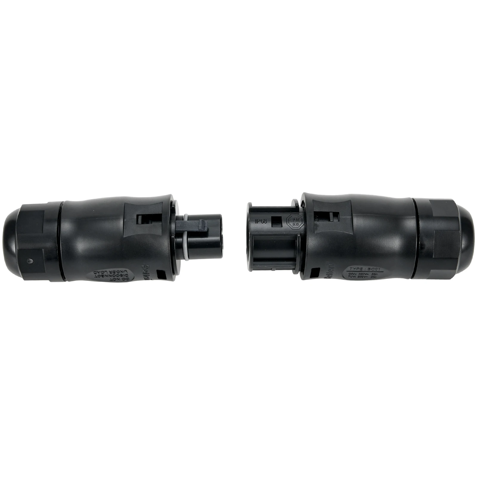 BC01 3 Pin Coupling Socket Female And Male For Connecting Two Inverters APsystems For Hoymiles Deye IP67 Wire Cable Connector