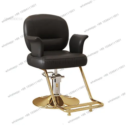 

Light Luxury Barber Chairs Simple Barber Shop Hair Salon Special Barber Chair Modern Salon Furniture Lifting and Rotating Chair