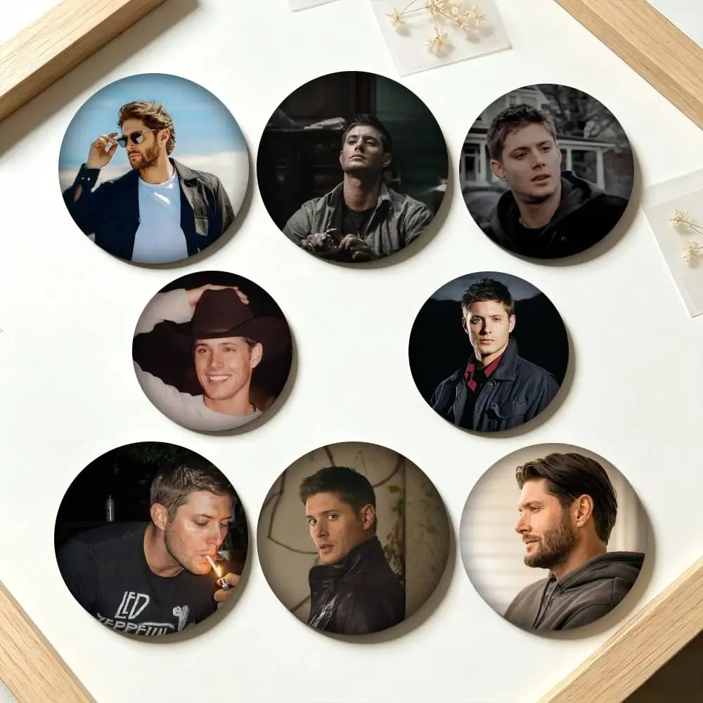 J-Jensen Ackles Actor 25mm 32mm 44mm 58mm 75mm Brooches Badges Pins for Accessories Gift