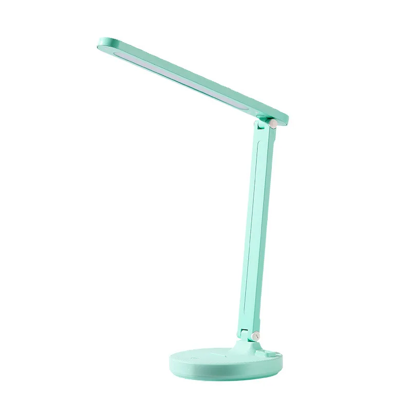 Petite lampe de table de chevet à prise aste LED, utilisation pour les touristes, bureau de dortoir universitaire, protection des yeux pour enfants, étude, chambre à coucher