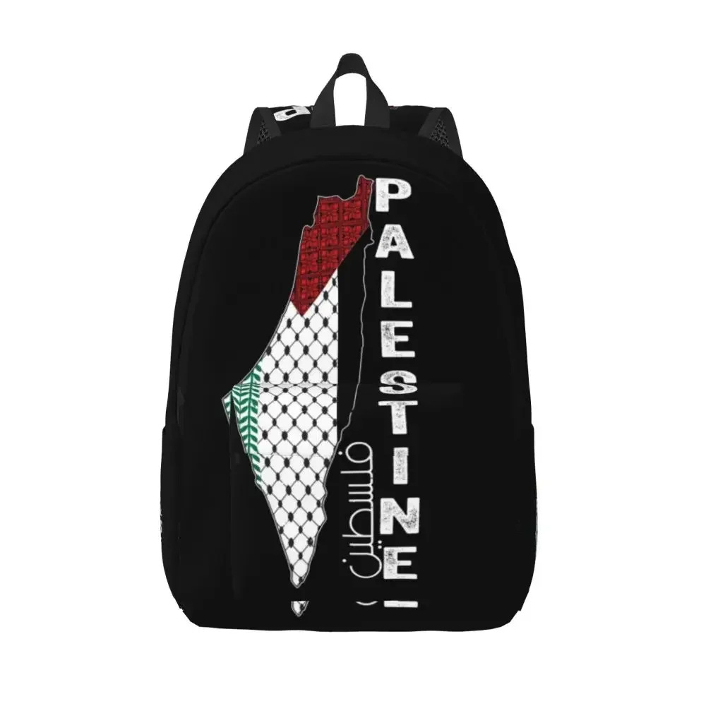 Palestinian Map Backpack Keffiyeh Thobe Patterns Kawaii Backpacks Unisex Travel Lightweight School Bags Designer Rucksack