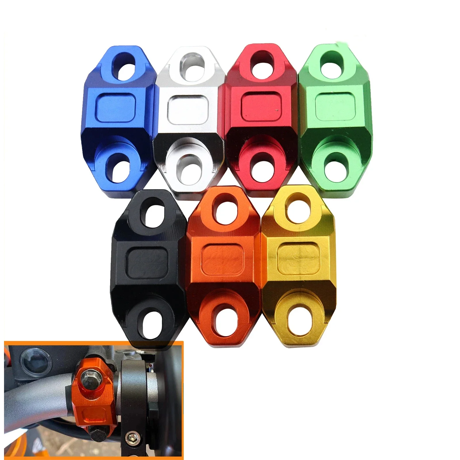 Universal Motorcycle ATV Hand Pressure Clutch Brake Pump CNC Fixed Aluminum Block Cover For KTM YAMAHA Honda Suzuki Kawasaki Ama