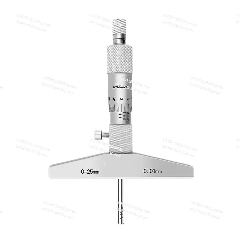 Micrómetro De Profundidad Vernier  Alta Precisión, Calibre  Profundidad, 0-25mm, 0,01, Micrómetro  Tornillo