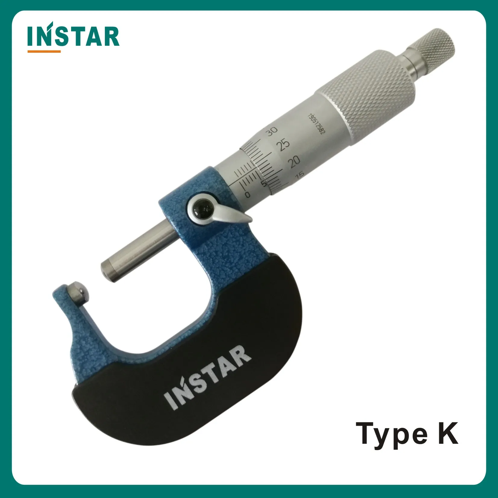 INSTAR Tube Micrometer 0-25mm x 0.01mm Outside Micrometer Industrial Quality