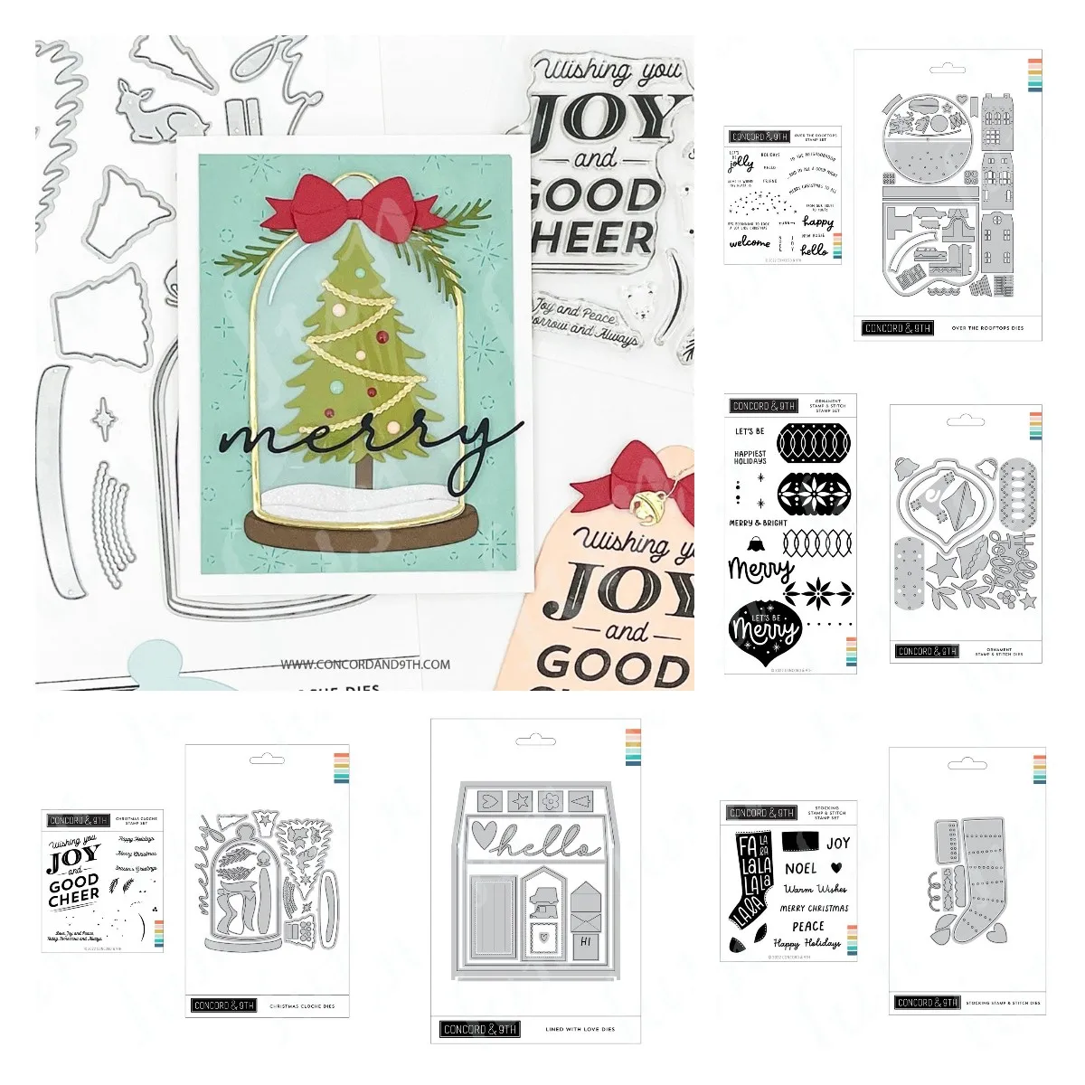 

Scrapbook Decorations Christmas Holiday Sayings Cutting Dies Sentiments Clear Stamps 2023 New Layered Stencils Embossing Crafts