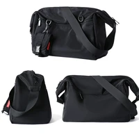 MOYYI INS Korean Style Men Messenger Bags Women Travel Casual Large Hobo Bag Waterproof Nylon Laptop Crossbody Shoulder Bag - Image 3