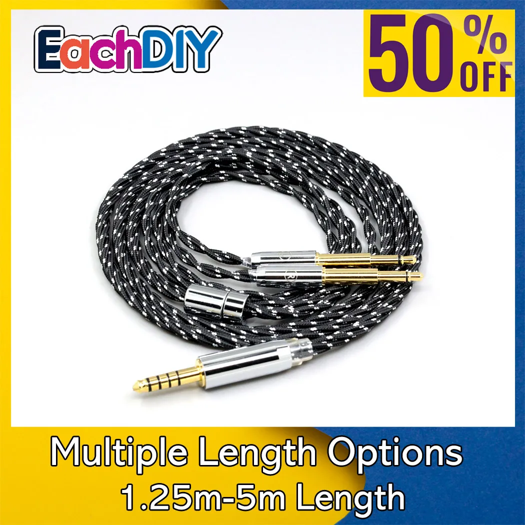 OCC смешанный OFC скручивающий нейлоновый кабель для наушников для Meze 99meze99 Classics NEO NOIR гарнитура для наушников LN008701