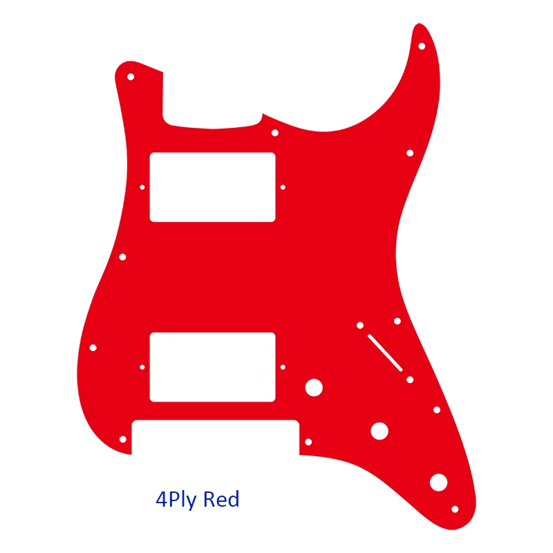 Xin Yue Custom Guitar Parts - For Strat Floyd Rose Tremolo HH PAF Humbucker Guitar Pickguard Multicolor Selection