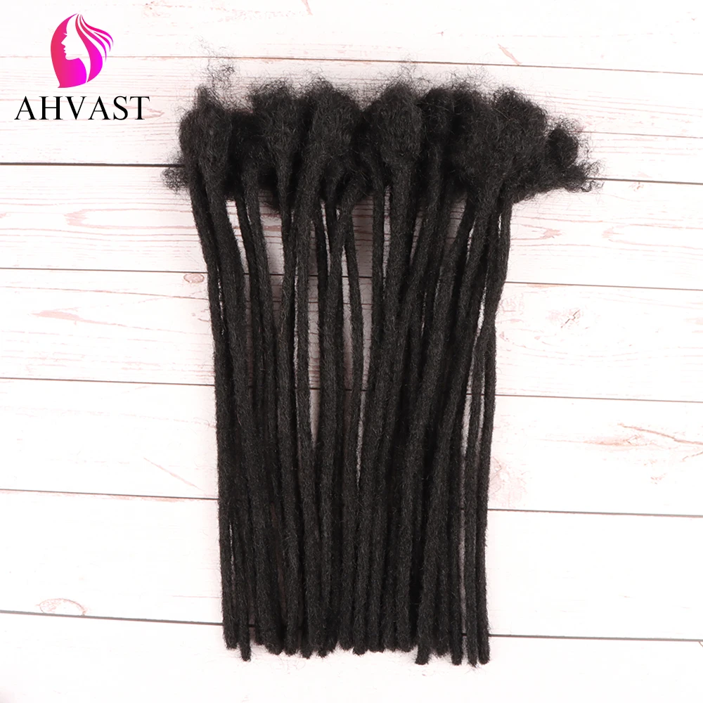 

AHVast 100% Handmade Human Hair Locs Dreadlocks Extentions Afro Kinky Curly Hair Wholesale