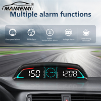 B3 Head Up Display OBD2 GPS Smart Car LCD Digital Speedometer with Overspeed Alarm Clock RPM Voltage Water Temperature G3 HUD