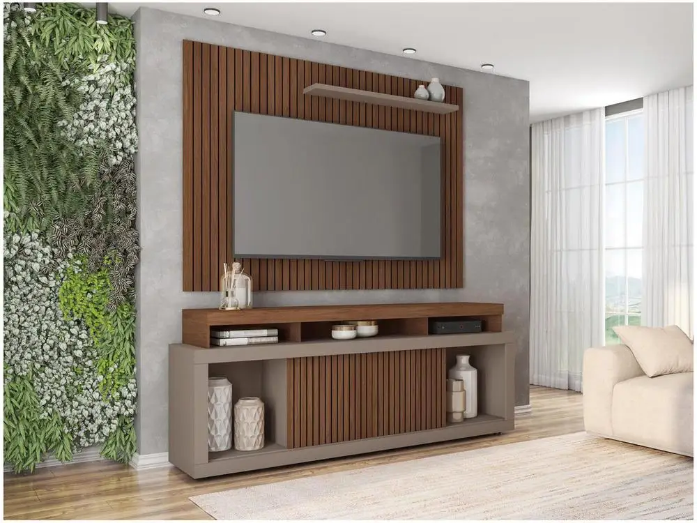 RACK AEGON PARA TV até 70”, com 1 Porta - Caemmun