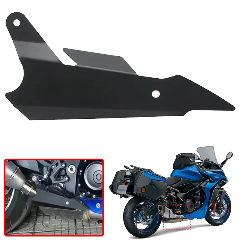

Motorcycle Aluminum Exhaust Pipe Protector Heat Shield Anti-scalding Cover For Suzuki GSX-S1000GT 2022 GSX-S1000 GSX-S1000F 2015
