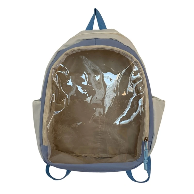 Stylish Transparent PVC School Bag Backpack with Clear Rucksack for Casual Use