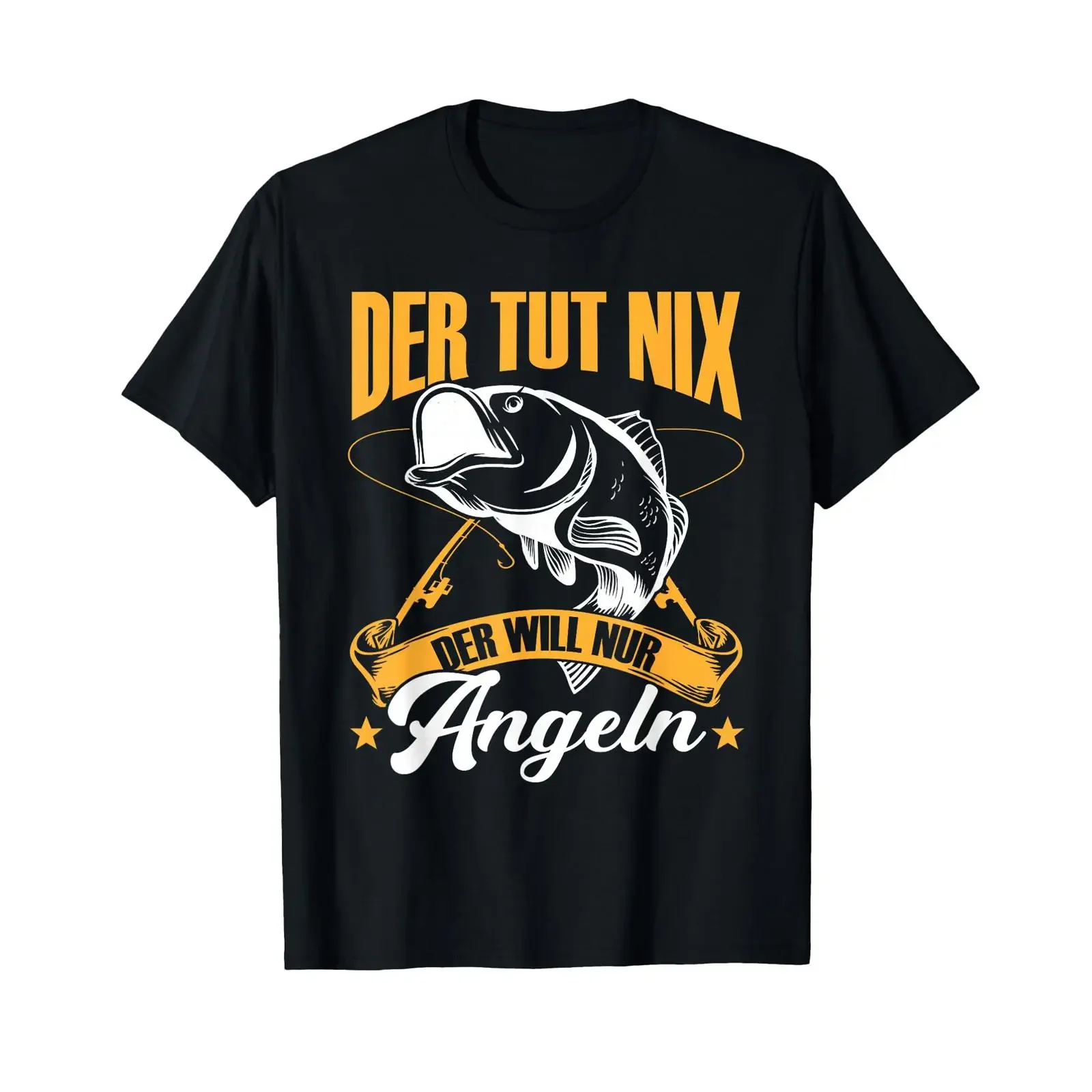 Fisherman Funny Angler He Doesn't Hurt Anything Just Wants to Fish T Shirt vintage Washed Breathable Unisex
