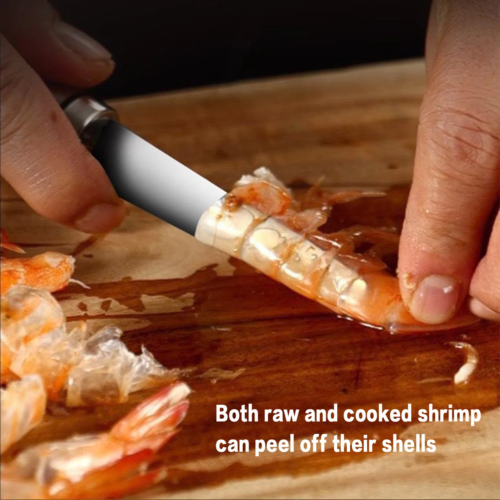 Multifunctional Knife Fast Shrimp Peeler Fish Scale Knife Stainless Steel Shrimp Line Cutter Cutting Scraping Knife Kitchen Tool
